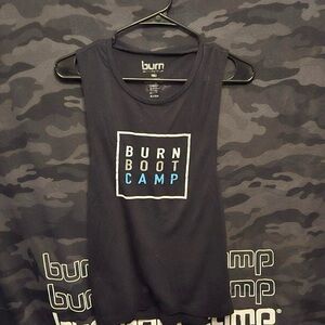 Burn Boot Camp Women's Black Muscle Tee